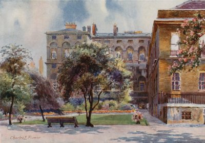 The Garden of No 10, Downing Street by Charles Edwin Flower